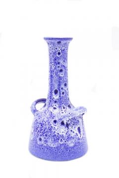German Blue Ceramic Vase with Handle - 4199481