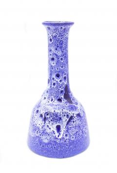 German Blue Ceramic Vase with Handle - 4199483