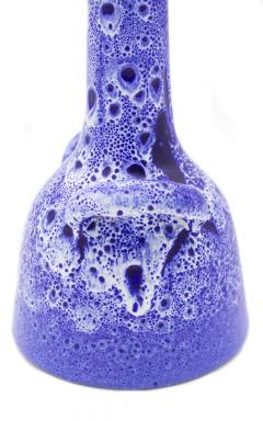 German Blue Ceramic Vase with Handle - 4199484