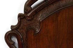 German Carved Walnut Wall Plaque - 4673569