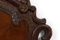 German Carved Walnut Wall Plaque - 4673570