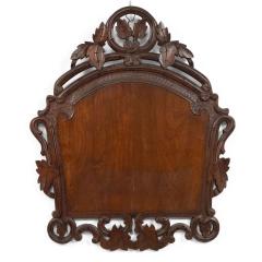 German Carved Walnut Wall Plaque - 4721038