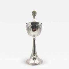 German Continental Silver and Onyx Monumental Trophy in Art Deco Style - 3272810