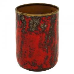 German Graflich Ortenburg Manner Fat Lava Glaze Cup - 3899994