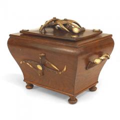 German Horn and Oak Cellarette - 4642265
