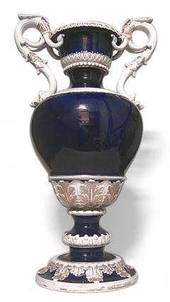 German Meissen Blue and White Porcelain Vase - 4321158