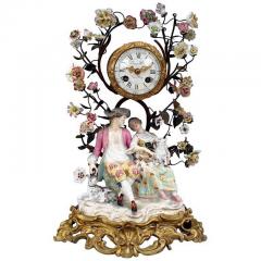 German Meissen Porcelain Clock - 4639985