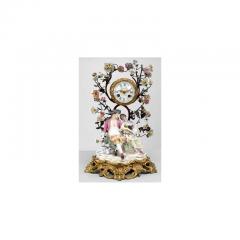 German Meissen Porcelain Clock - 4639986