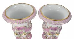 German Meissen Porcelain Painted Gilt Gold Decorated Centerpiece Urn Campana - 4552497