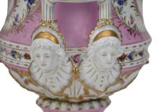 German Meissen Porcelain Painted Gilt Gold Decorated Centerpiece Urn Campana - 4552498