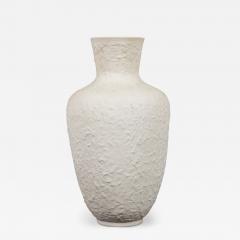 German Mid Century Textured White Porcelain Bouquet Vase - 4733260