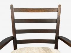 German Modern Lounge Chairs Oak Beige Shearling Germany 1940s - 4702444