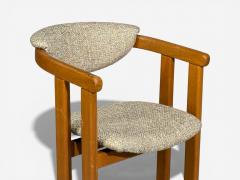German Modern Occasional Chairs Tweed Beech Germany 1960s - 4470486