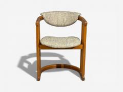 German Modern Occasional Chairs Tweed Beech Germany 1960s - 4470488