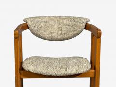 German Modern Occasional Chairs Tweed Beech Germany 1960s - 4470489