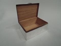 German Modern Silver and Shagreen Silver Box - 3757897