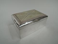 German Modern Silver and Shagreen Silver Box - 3757901
