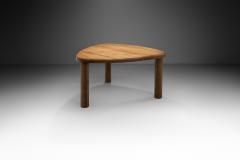 German Oak Dining Table with Triangular Top Germany 1960s - 3039536