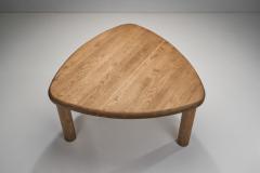 German Oak Dining Table with Triangular Top Germany 1960s - 3039538