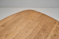 German Oak Dining Table with Triangular Top Germany 1960s - 3039539