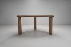 German Oak Dining Table with Triangular Top Germany 1960s - 3039544