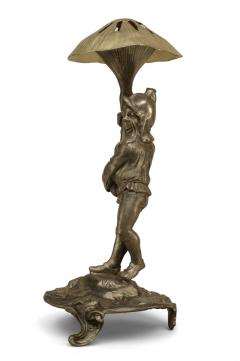 German Pewter Mushroom Gnome - 4407895