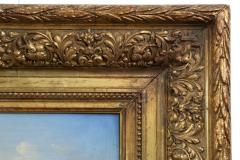 German School 19th Century Oil Painting of a Hiker in an Alpine Landscape - 4470171