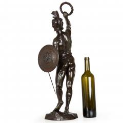 German School Bronze Sculpture of Victorious Achilles circa 1900 - 4730835