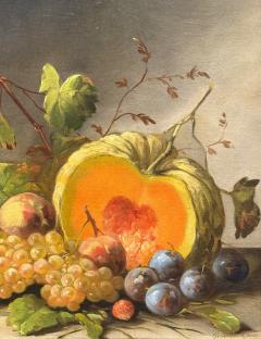 German School Still Life with Fruit and Melon  - 4791967