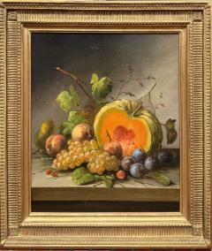 German School Still Life with Fruit and Melon  - 4791968