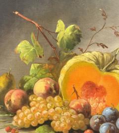 German School Still Life with Fruit and Melon  - 4791969