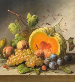 German School Still Life with Fruit and Melon  - 4791972