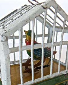 German Song Bird in Cage Toy Circa 1920 - 285728