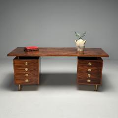 Geroge Coslin Arredamenti Italian Mid Century Modern Writing Desk Rosewood - 3839889