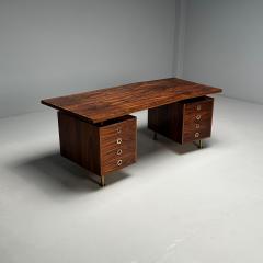 Geroge Coslin Arredamenti Italian Mid Century Modern Writing Desk Rosewood - 3839890