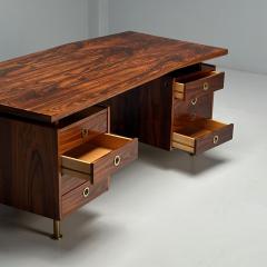 Geroge Coslin Arredamenti Italian Mid Century Modern Writing Desk Rosewood - 3839892