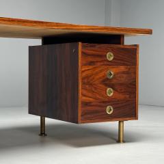 Geroge Coslin Arredamenti Italian Mid Century Modern Writing Desk Rosewood - 3839894