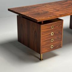 Geroge Coslin Arredamenti Italian Mid Century Modern Writing Desk Rosewood - 3839896