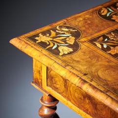 Gerrit Jensen 17th Century Charles II Olive Oyster Floral Marquetry Table Circa 1680 1690 - 3128180