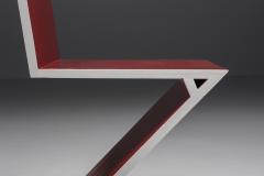 Gerrit Rietveld Gerrit Rietveld Red Laquer Zig Zag Chairs for Cassina - 2478872