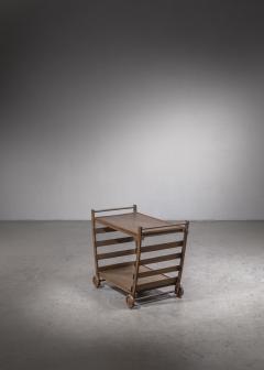Gerrit Rietveld Gerrit Rietveld Very Rare Wooden Serving Trolley Netherlands 1940s - 2874387