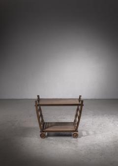 Gerrit Rietveld Gerrit Rietveld Very Rare Wooden Serving Trolley Netherlands 1940s - 2874388