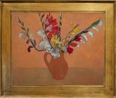 Gershon Benjamin Gladioli in Clay Pot - 897735