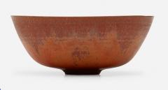 Gertrud Otto Natzler Gertrud and Otto Natzler Bowl Earthenware with Flame Red Mat Glaze 1945 - 4647654