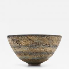 Gertrud Otto Natzler Gertrud and Otto Natzler Large Volcanic Bowl 1955c  - 4546393