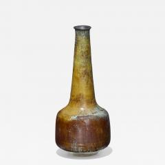 Gertrud Otto Natzler Otto Natzler and Gertrud Natzler Long Necked Cylindrical Bottle with Lip 1967 - 4544251