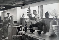 Gertrud Otto Natzler Otto Natzler and Gertrud Natzler Monumental Studio Bowl 1956 - 4542579