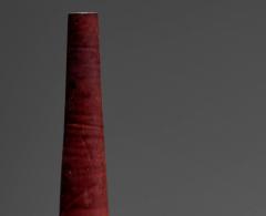 Gertrud Otto Natzler Otto Natzler and Gertrud Natzler Rare Squat Bottle Form with Long Neck 1974 - 4543955