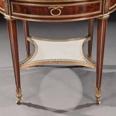 Gervais Durand EXCEPTIONAL GERVAIS DURAND MAHOGANY AND GILT BRONZE GUERIDON BOUILLOTTE TABLE - 1931995