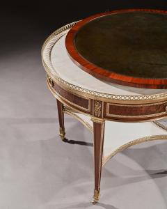 Gervais Durand EXCEPTIONAL GERVAIS DURAND MAHOGANY AND GILT BRONZE GUERIDON BOUILLOTTE TABLE - 1931997